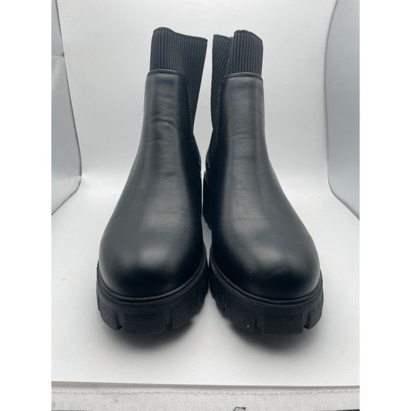 CUSHIONAIRE Women's STRETCH slip on Chelsea boot BLACK 6.5 - Picture 4 of 6